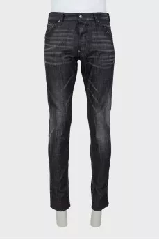 Men's gray jeans