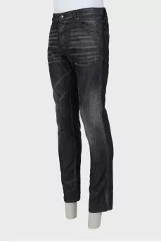 Men's gray jeans