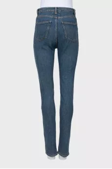 Blue skinny jeans