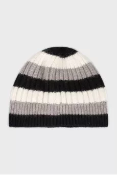 Striped wool hat