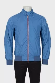 Men's blue windbreaker