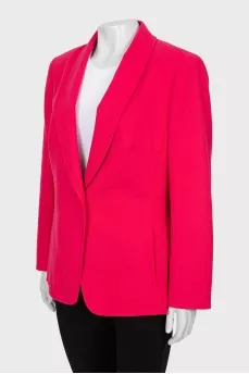 Hot pink button down jacket