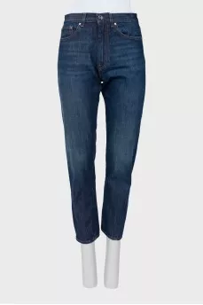 Dark blue mom fit jeans
