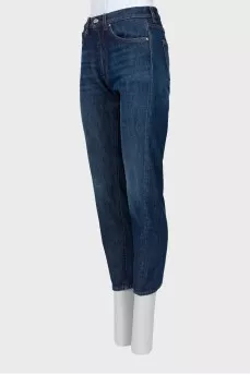 Dark blue mom fit jeans