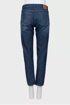 Dark blue mom fit jeans