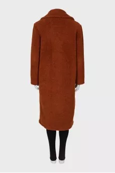 Brown fur coat