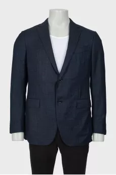 Men's blue jacket with buttons
