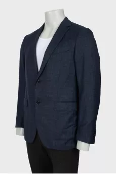 Men's blue jacket with buttons