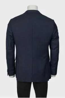 Men's blue jacket with buttons