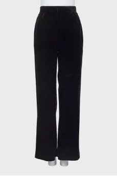 Velor palazzo pants