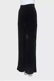 Velor palazzo pants