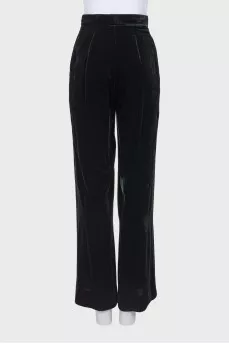 Velor palazzo pants