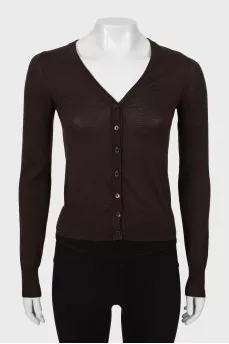 Cashmere button down jumper