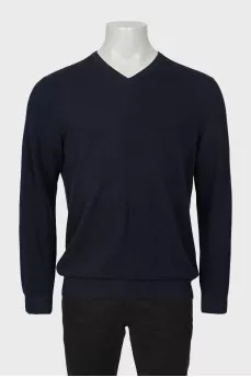 Men's V-neck jumper