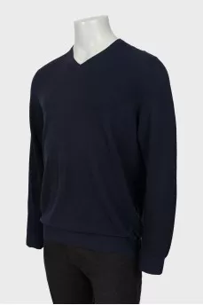 Men's V-neck jumper