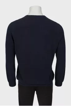 Men's V-neck jumper
