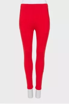 Leggings with stitched arrows