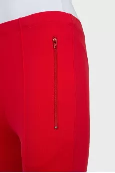 Leggings with stitched arrows
