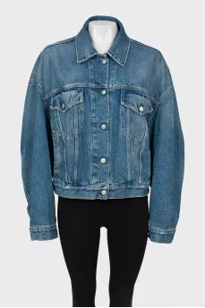 Oversized denim jacket