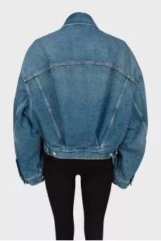 Oversized denim jacket