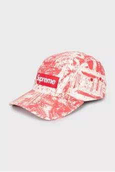 Men's cap with branded patch
