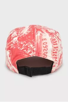 Men's cap with branded patch
