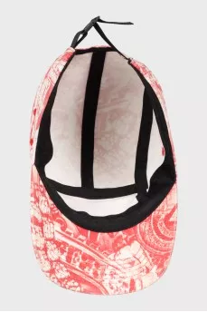 Men's cap with branded patch