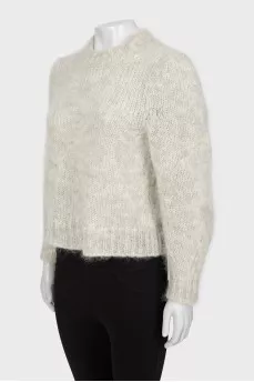 Knitted mohair sweater
