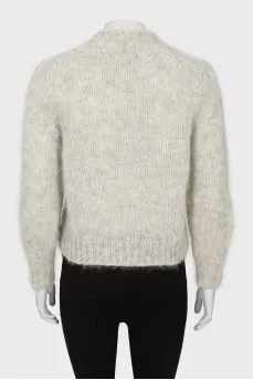 Knitted mohair sweater