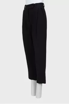 Black banana pants