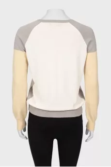 Mixed cashmere sweater