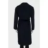 Dark blue wrap coats