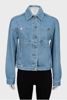 Straight-fit denim jacket