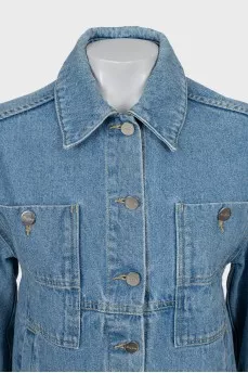 Straight-fit denim jacket