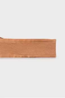 Silk belt with hooks