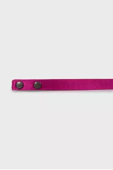 Textile belt with bow