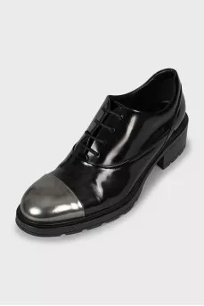 Patent leather oxfords