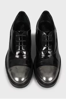Patent leather oxfords