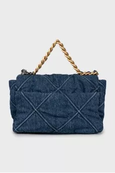 Сумка 19 Flap Bag Quilted Denim