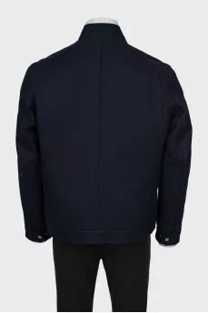 Men's blue jacket with tag