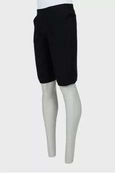 Men's black shorts