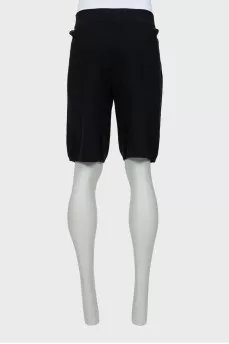 Men's black shorts