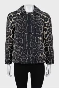 Animal print jacket