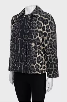 Animal print jacket