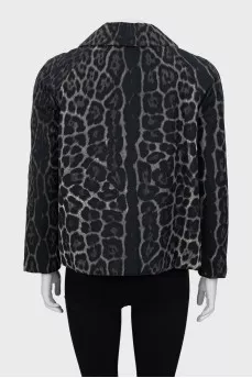 Animal print jacket