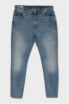 Men's jeans with patches