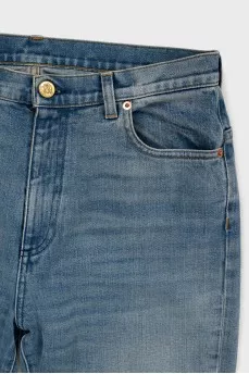 Men's jeans with patches