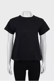 Black oversized T-shirt