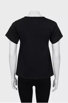 Black oversized T-shirt