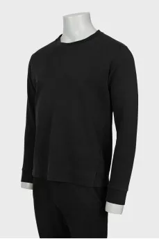 Men's black sweatshirt